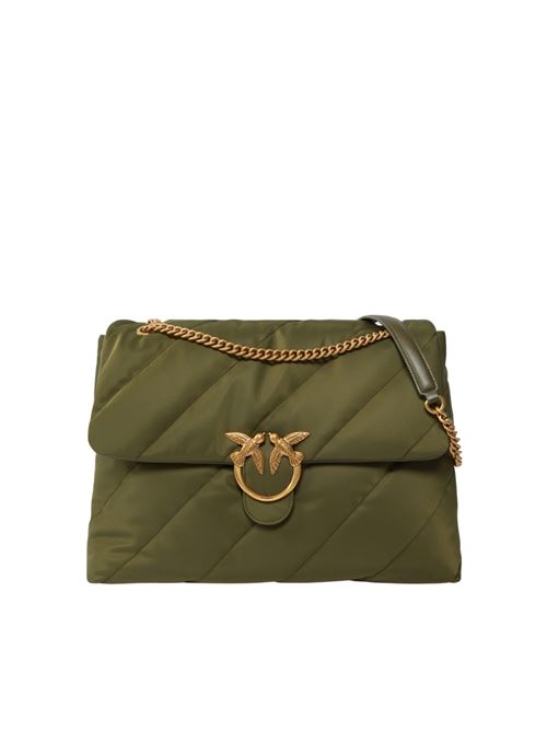 Borsa grande Extra Love Bag Puff in teflon Verde PINKO | 103347 A05FV68Q